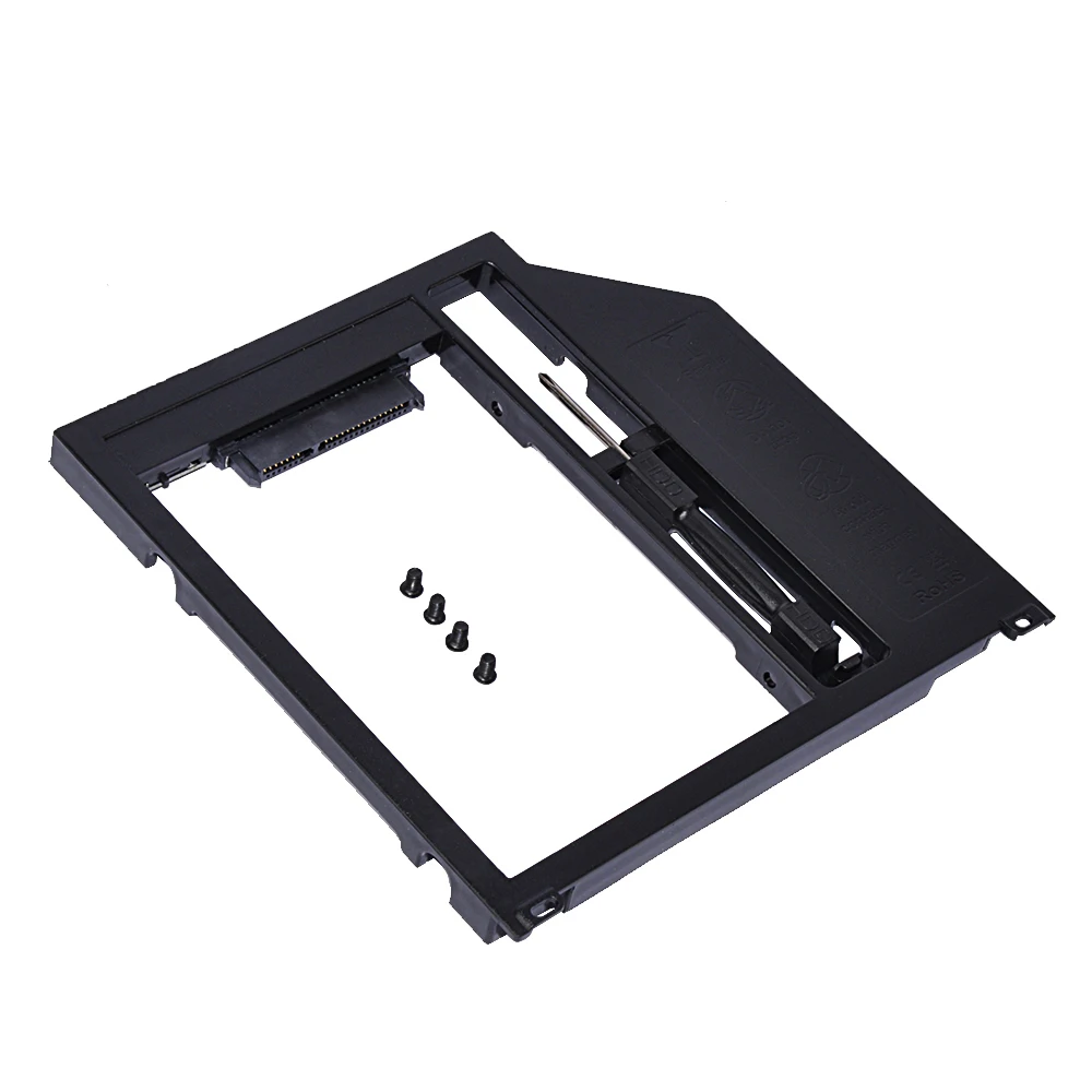 Sunvalley 9,5 мм пластиковый 2-ой HDD Caddy SATA to SATA 3 2," чехол для SSD, HDD для Apple Macbook Pro Air 13" 1" 17" DVD/CD-ROM Optibay