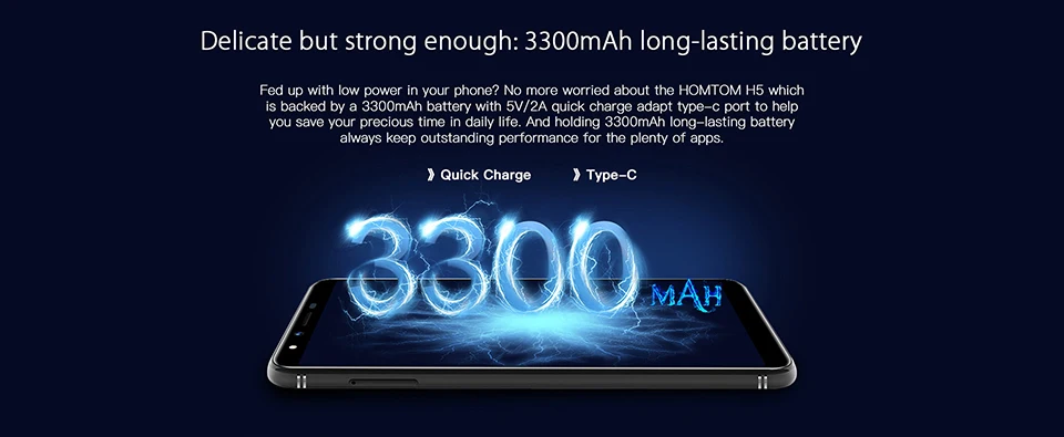 Оригинальный HOMTOM H5 3 ГБ + 32 ГБ MT6739 четырехъядерный мобильный телефон 5,7 "gps отпечаток пальца Лицо ID Android 8,14G FDD-LTE смартфон