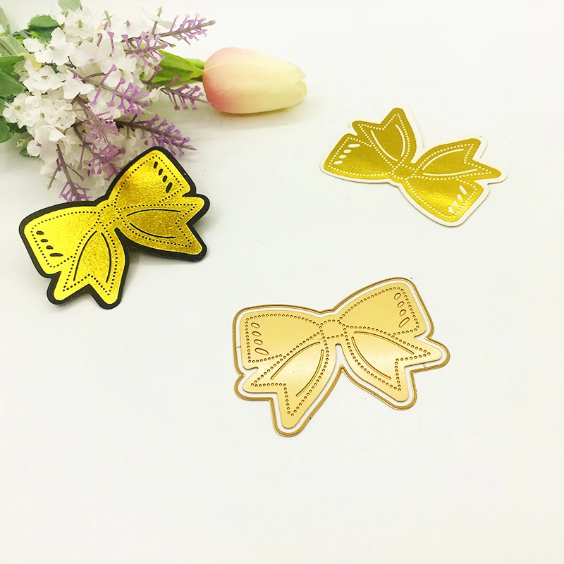 

Cute Bowknot HOT FOIL PLATE Dies Scrapbooking New Arrival Hot Stamping Foil New 2019 Alinacrafts Craft Dies Cut Card For 2019