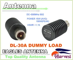 2014 New PL259-Male Connector Original Harvest Mobile Antenna DL-30A 0-500MHz 15Watt Dummy Load for CB Two-way Radio