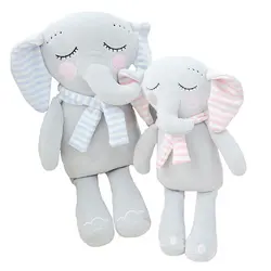 Милые плюшевые игрушки-слоны с шарфами слоненок кукла игрушки мягкая плюшевая подушка игрушка успокоить ребенка украшение детской