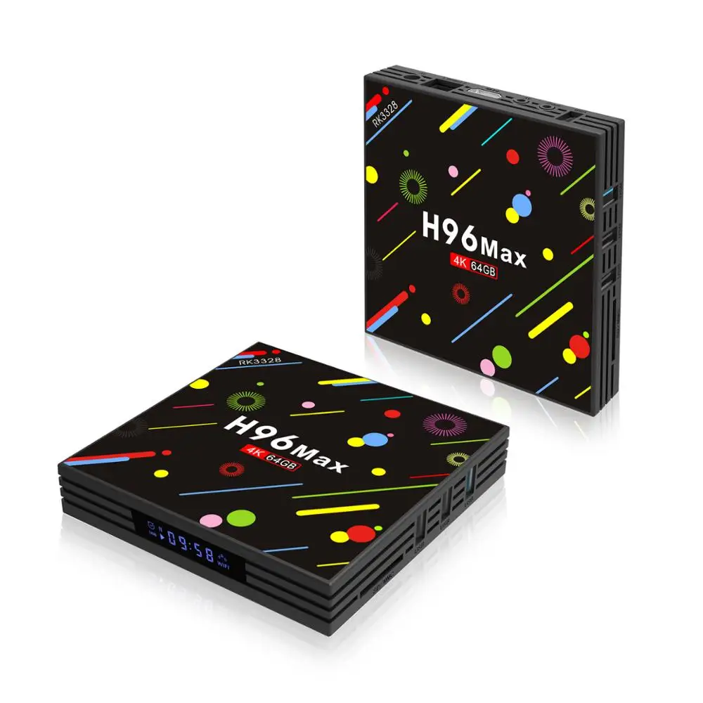 2018 Заводская распродажа дешево H96 MAX новейший RK3328 Четырехъядерный 4 ГБ ОЗУ 64 Гб ПЗУ