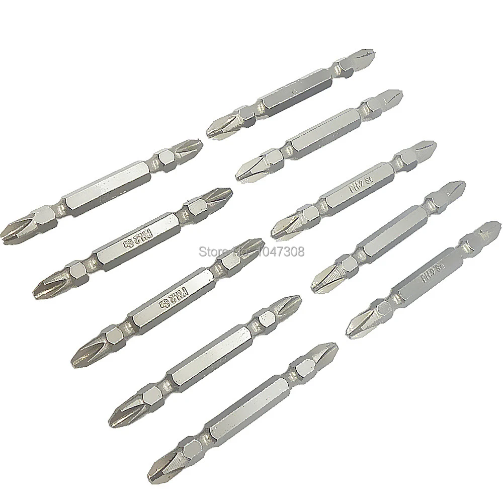10pcs Doubleended Screwdriver Bit Set Phillips 2 Screw Driver Tips