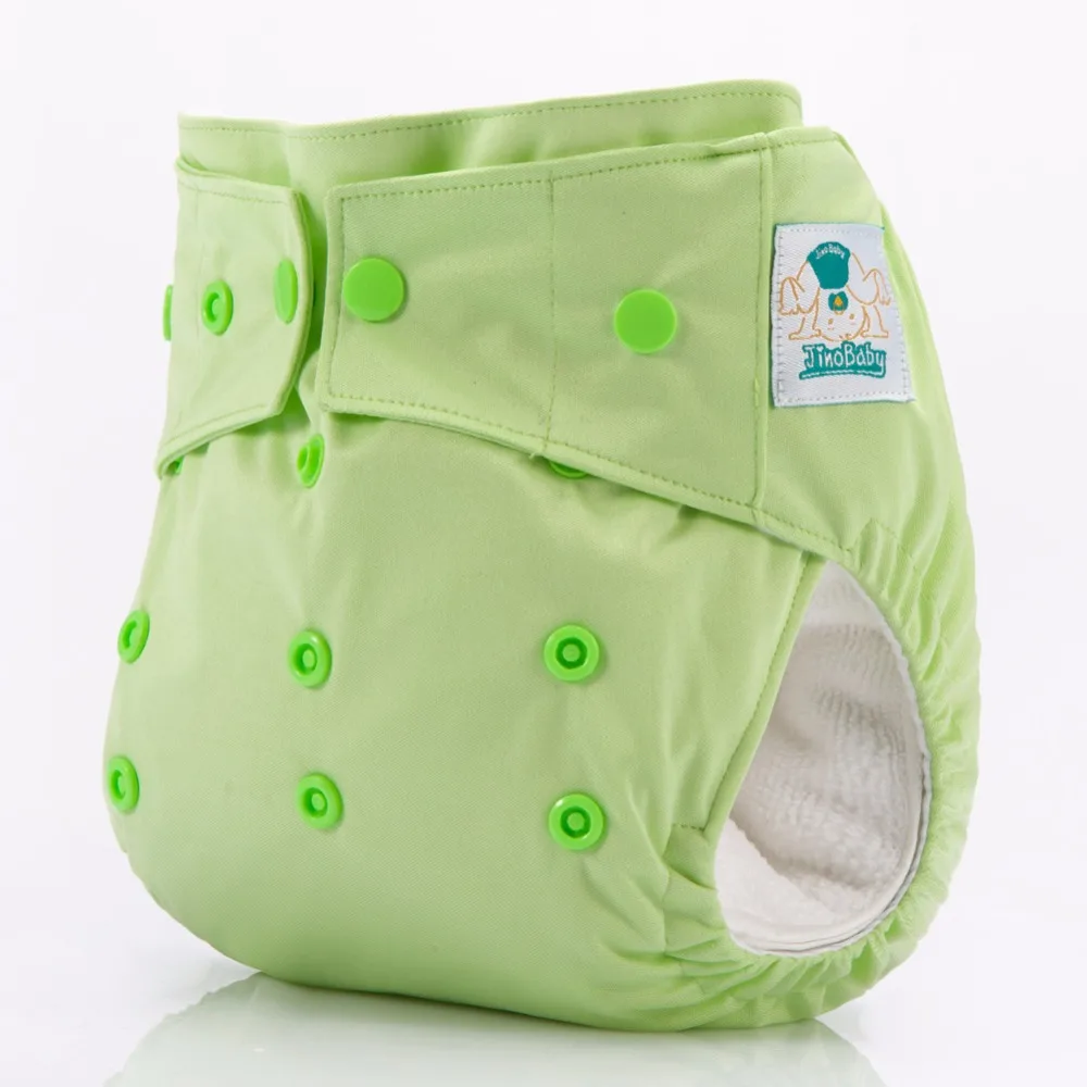 JinoBaby AIO один размер ткань Подгузники Super Dry пеленки брюки-мятно-зеленый