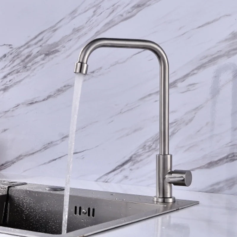 

360 Rotation Kitchen Faucet Rotation Rule Shape Curved Tap Basin Plumbing Hardware Sink kitchen Faucet Torneira Cozinha#20