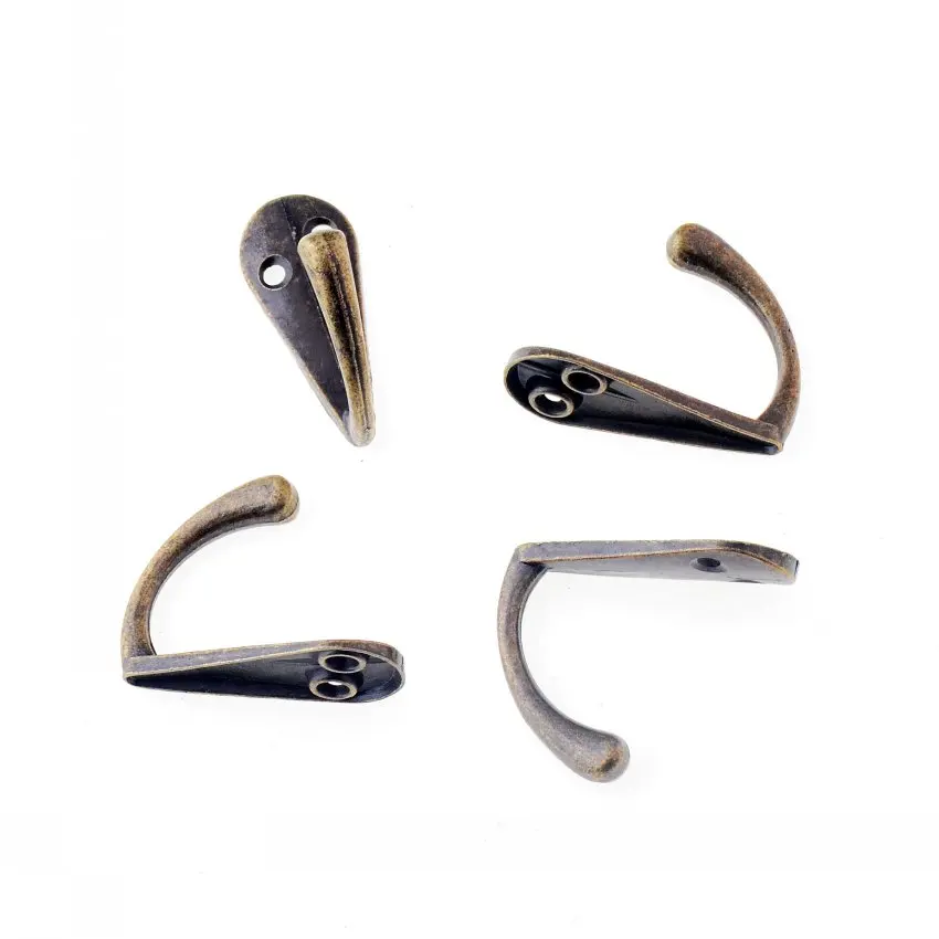 Free shipping 10pcs Metal coat hook bag clothes hanging 2 Holes hook single 33 x14mm цена Free shipping 10pcs Metal coat hook bag clothes hanging 2 Holes hook single 33 x14mm цены онлайн