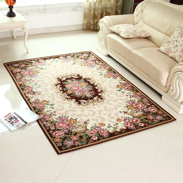 Luxury Jacquard Parlor Carpet Various Sizes Rugs Large Corridor Luxury Jacquard Parlor Carpet Various Sizes Rugs Large Corridor Bathroom Mats Living Room Mat Bedroom