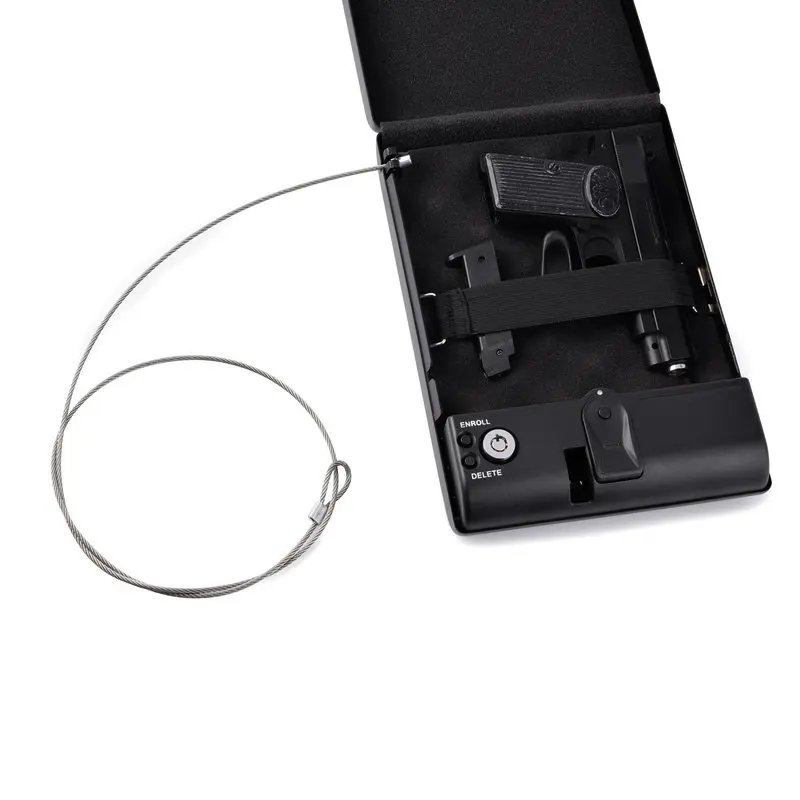 сейф для оружия с отпечатком пальца по отпечатку fingerprint safe box сейфы пистолета