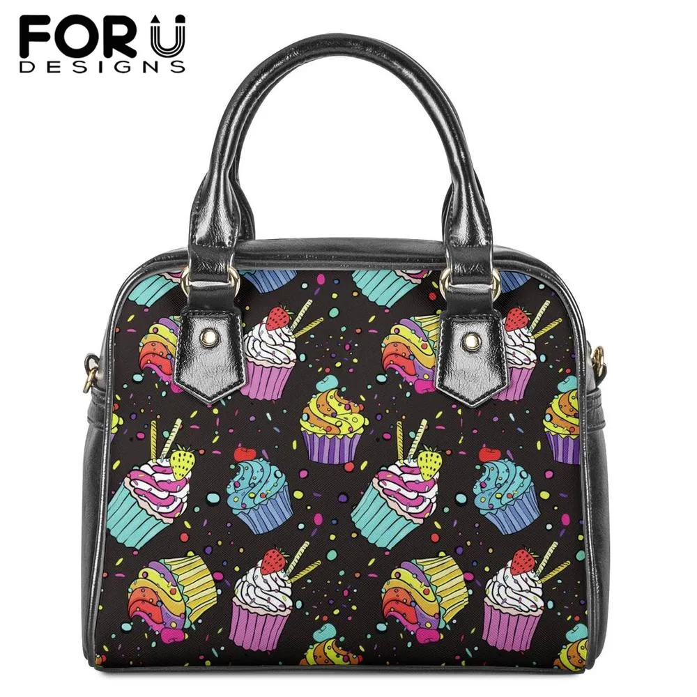 Forudesigns Tote Women Leather Shoulder Handbags Strawberry Forudesigns Tote Women Leather Shoulder