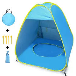 Домашние детские игрушки игры Пляжная палатка портативный открытый плавательный бассейн солнечные приют игровой дом детская складная