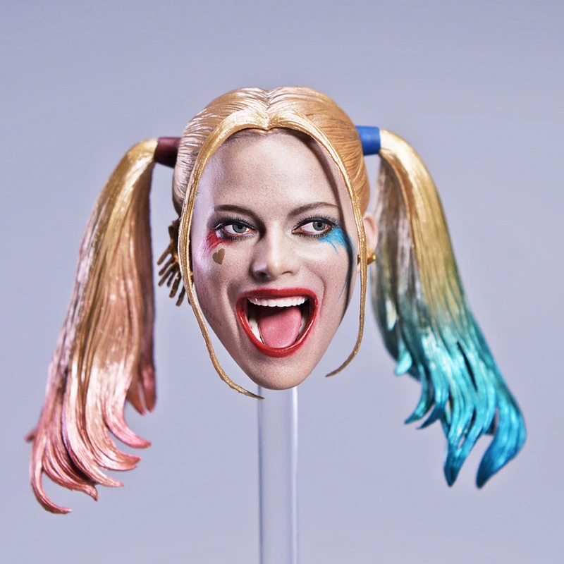 

1/6 CUSTOM Suicide Squad Harley Quinn Head Sculpt For PHICEN Female Figure