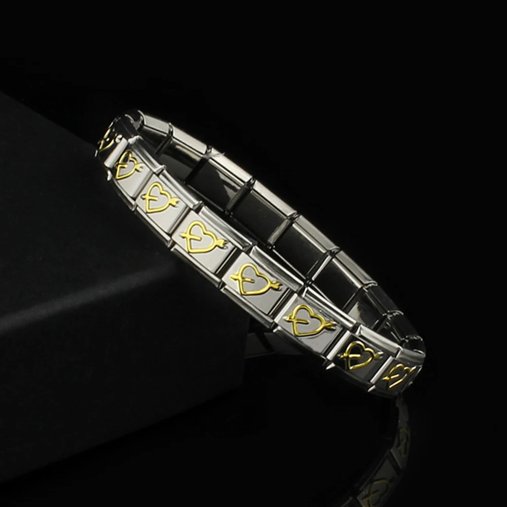 

Bracelets For Women Men Couple Bracelets Bangles Silver Stainless Steel Bracelet Flower Heart Dolphin 2019 New Fashion Jewelry