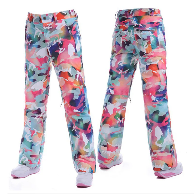 

Gsou snow high quality Fabric women's Snowboard pants ski trousers Waterproof Windproof Breathable+Original goods