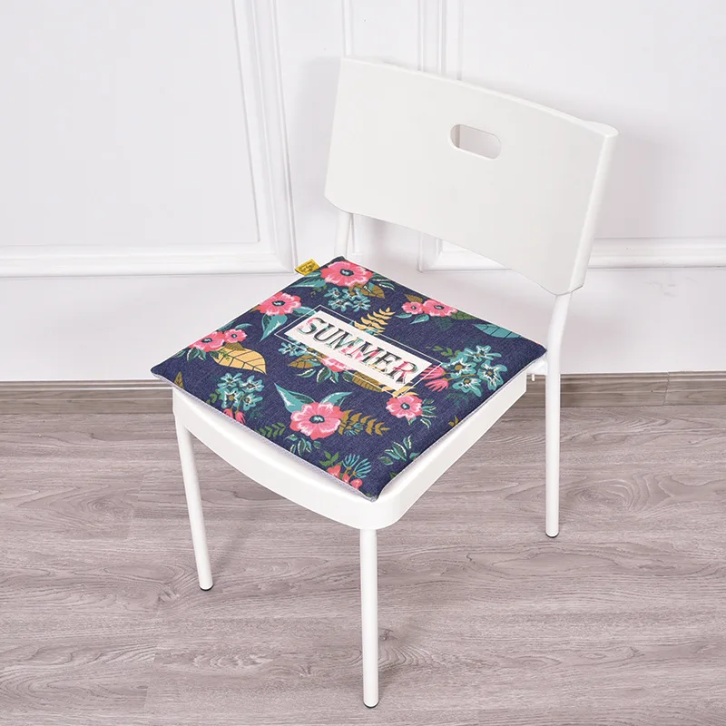 Лидер продаж 40x40x4 см с цветочным принтом Pastrol Стиль Soft Comfort сиденья коврик Декор