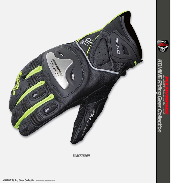 

Free shipping new spring and autumn KOMINE GK-170 alloy motorcycle racing gloves touch gloves 4colour