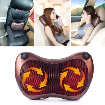 

8 Heads Comfortable Magnetic Therapy Electronic Neck Massager Shoulder Back Waist Massage Pillow Cushion Best Gift Hot Sale