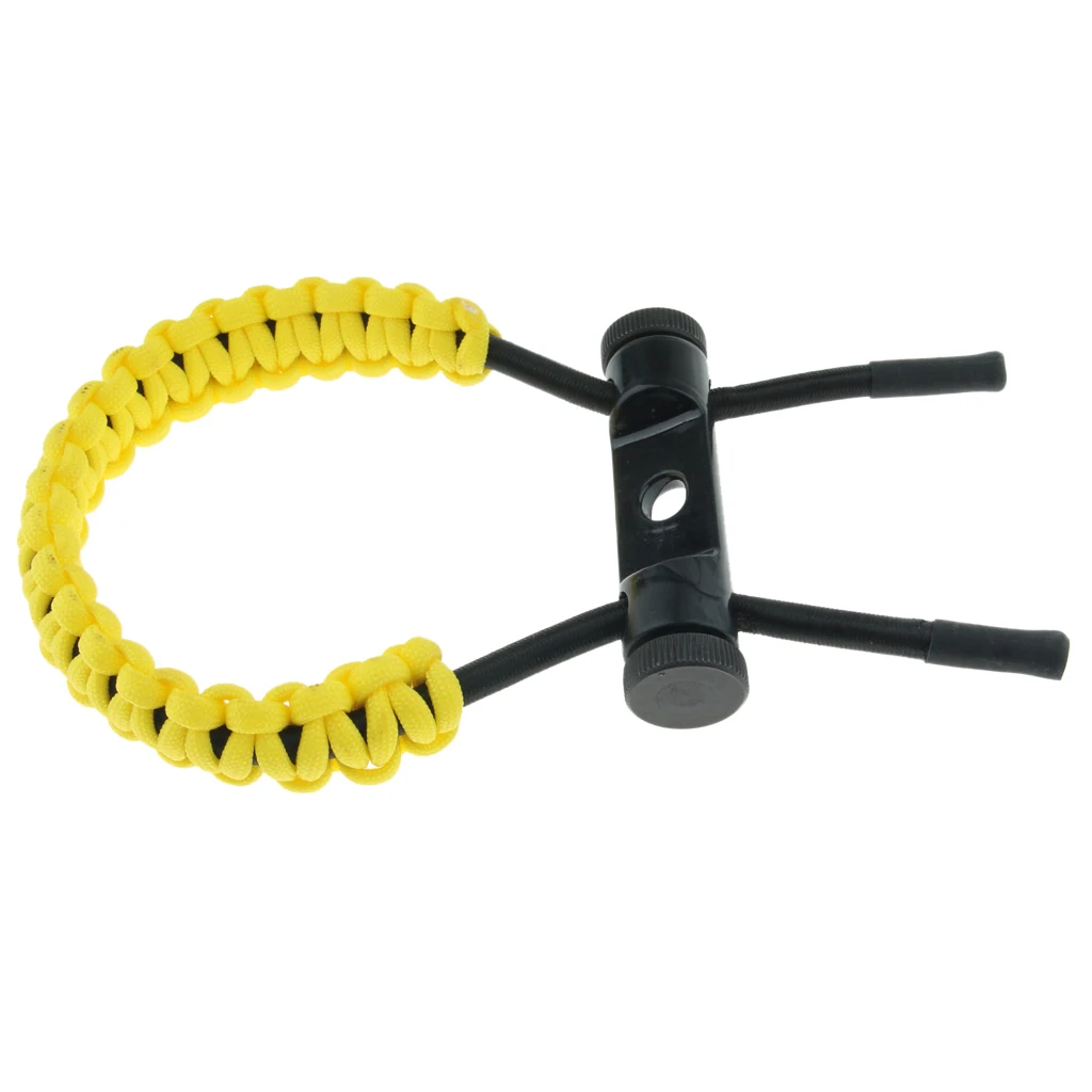 Bow Archery Wrist Sling Paracord Cord Survival Hunting Shooting Wrist Strap Compound Bow Wrist Sling Archery Wrist Sling