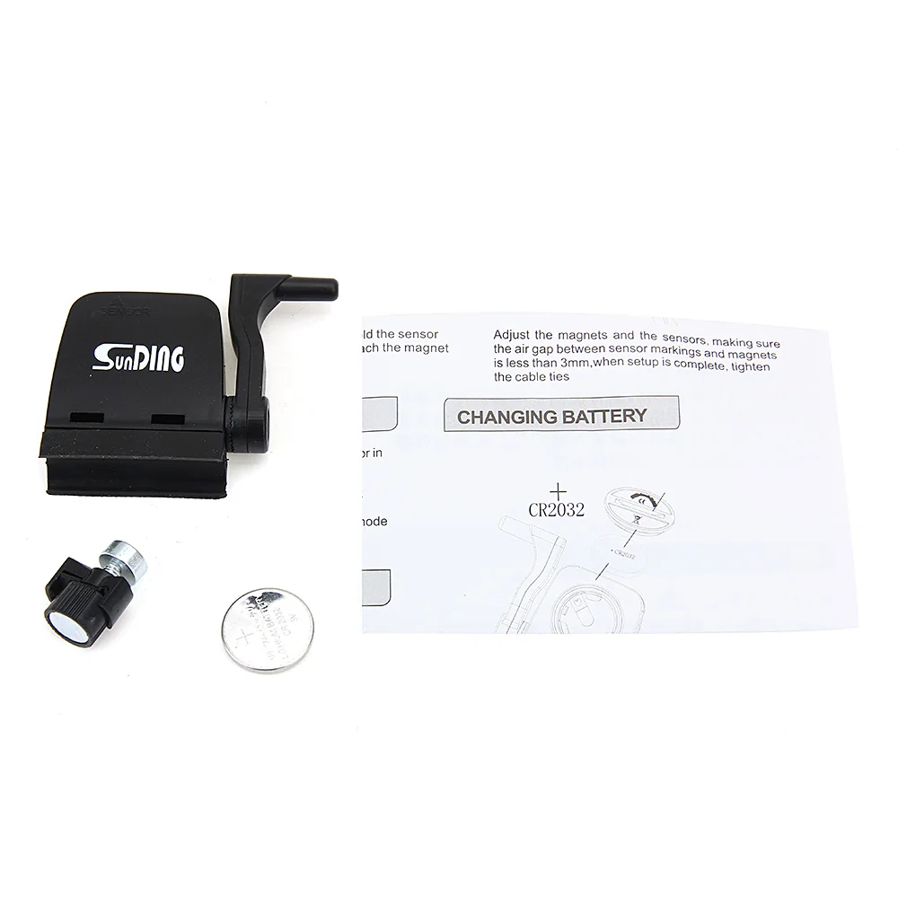 Kaufen Sunding Radfahren Computer Bluetooth 4,0 Drahtlose Fahrrad Zyklus Fahrrad Tracker Speed Cadence Sensor mit Magnet Schwarz Wasserdicht