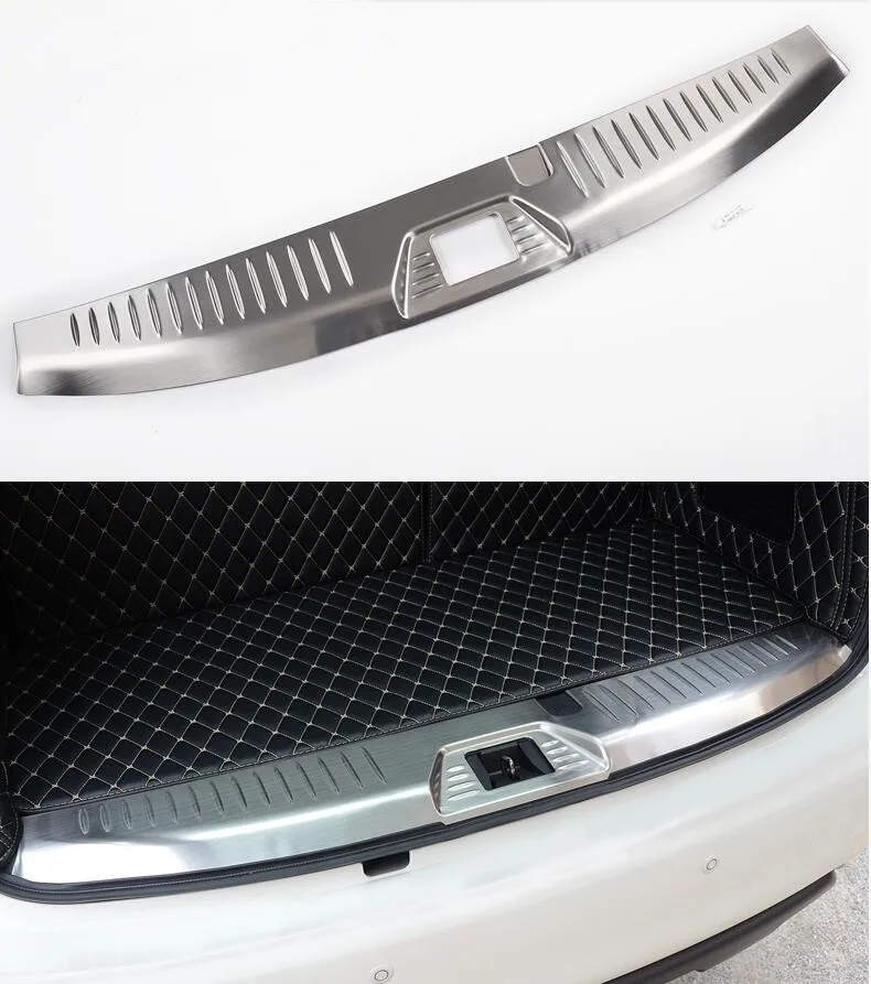 

Stainless Steel Rear Bumper Protector Sill Trunk Guard Cover Trim Car Styling For Nissan Patrol Y62 2010-2017