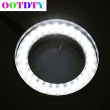 Микроскоп селфи кольцо 60 Светодиодный светильник регулируемый кольцевой светильник осветитель увеличительная лампа для стерео зум микроскоп APR20_30