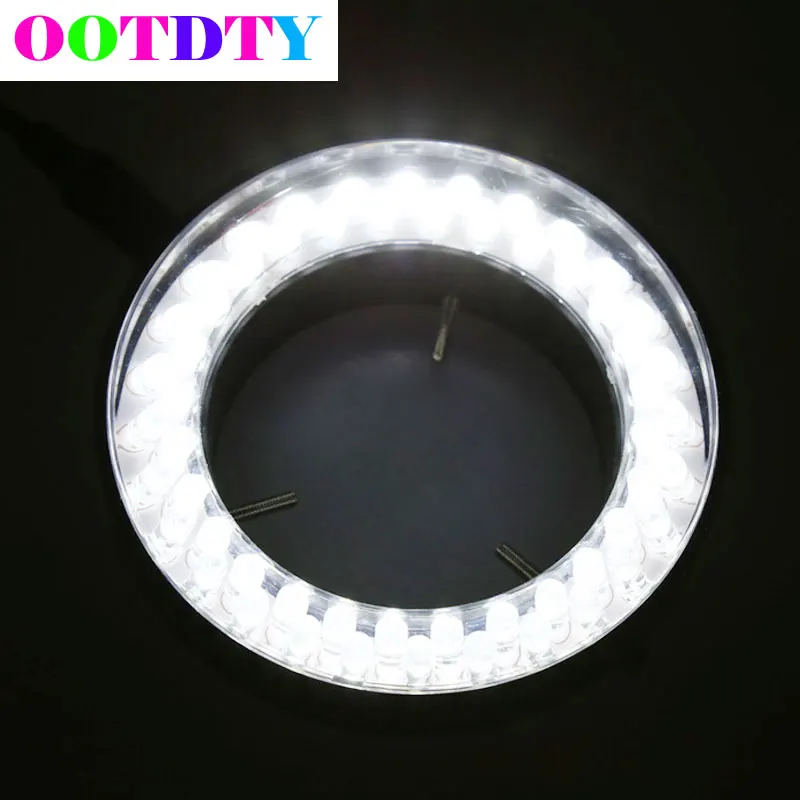 

Microscope Selfie Ring 60 LED Light Adjustable Ring Light illuminator Enhance Lamp For STEREO ZOOM Microscope APR20_30