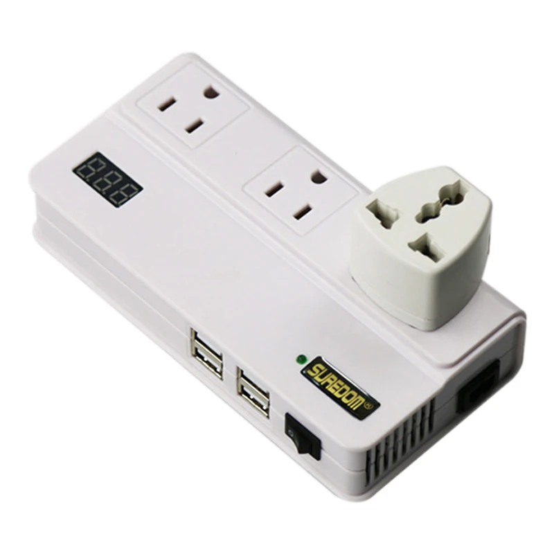 200W Power Inverter DC 12V to AC 110V220V Inverter USB Car Adapter