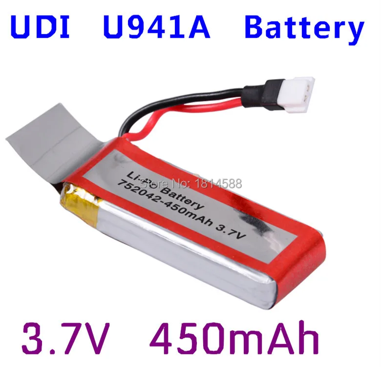 Udi U941 Rc Quadcopter Pezzi Di Ricambio Udi U941/U941A Syma X5C Hubsan H107/H107C/107D 385 Udi Parti Batteria 3.7V 450Mah