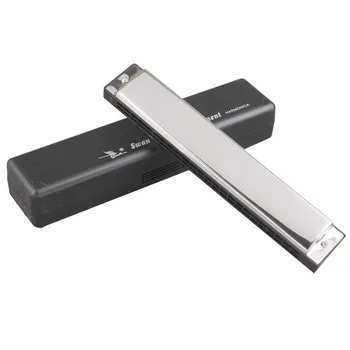 

Swan Harmonica 24 Hole Tremolo C tone Adult Children Student Performance Begginners Harmonica