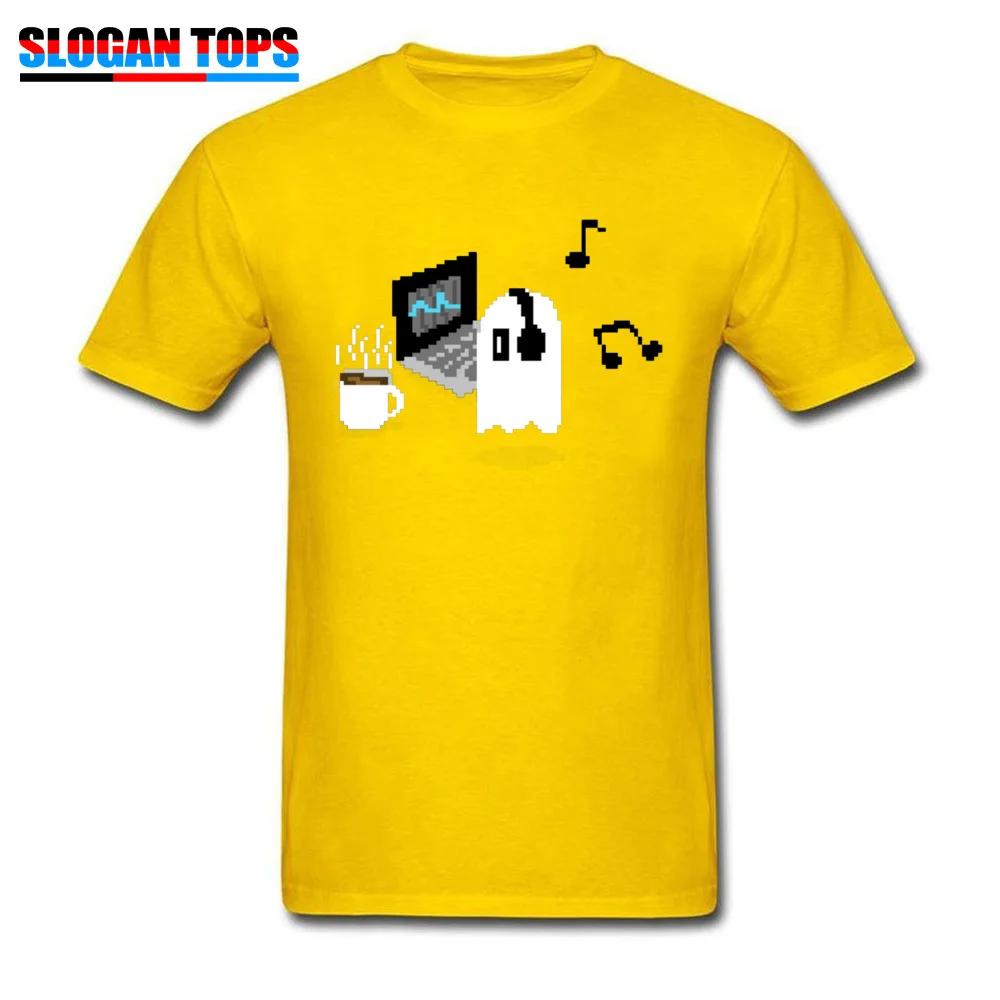 Napstablook Chill Undertale 24222 Short Sleeve T Shirt Round Collar 100% Cotton Male T-Shirt Cool T Shirt Prevalent Napstablook Chill Undertale 24222 yellow