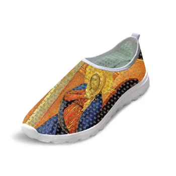 

Male Causal Flats Shoes Duccio di Buoninsegna Painting Art Print Light Weight Men Summer Sneakers Breathable Mesh Shoes
