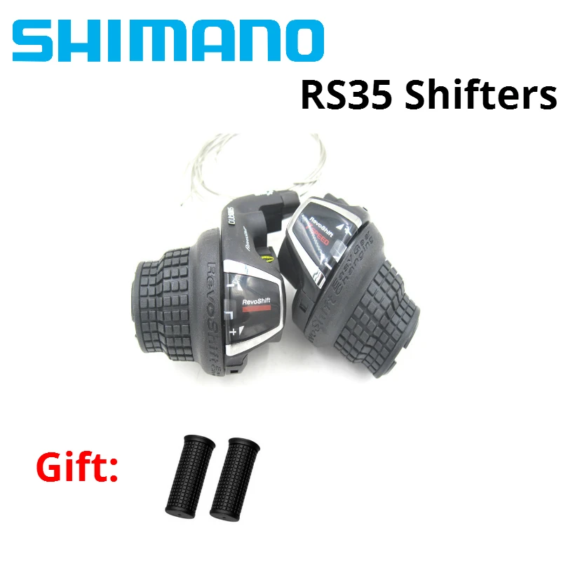 

shimano Revoshift SL-RS35 grip Twist Shifter 3*6s 3*7s 18S 21s bicycle bike shift RS35 with grips