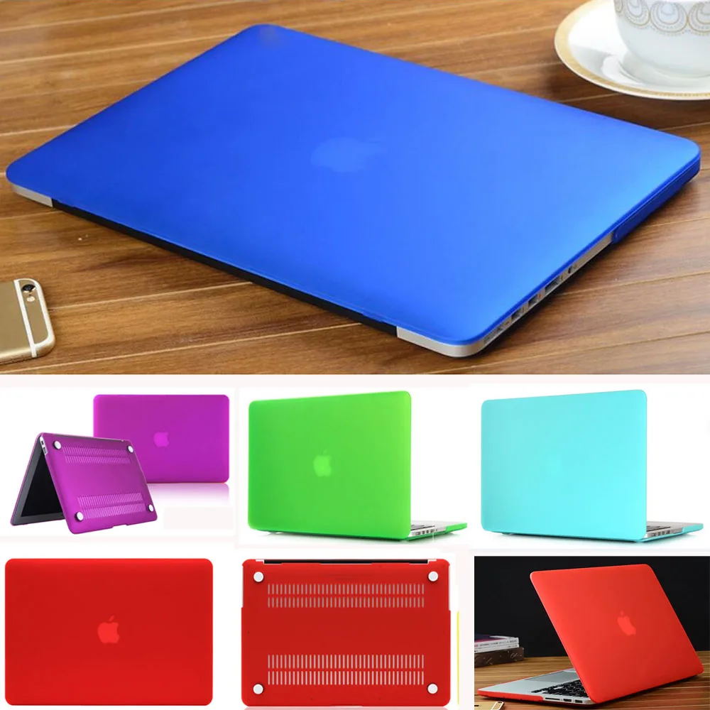 Matte Laptop Case For Apple Macbook Air Pro Retina 11 12 13 15 Shell Cover For Mac 11.6 13.3 15.4 Touch Bar