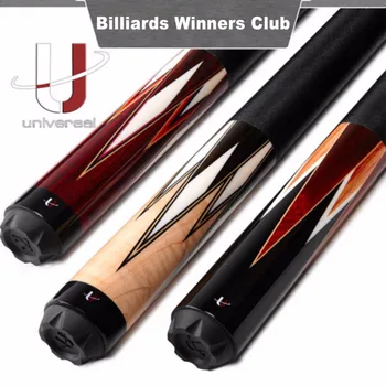 

UNIVERSAL UN112-5-6 Pool Cue Kit Stick with Case Solid Maple Shaft 12.75mm Tip Professional Billiard Cue Stick Kit Black 8 Cue