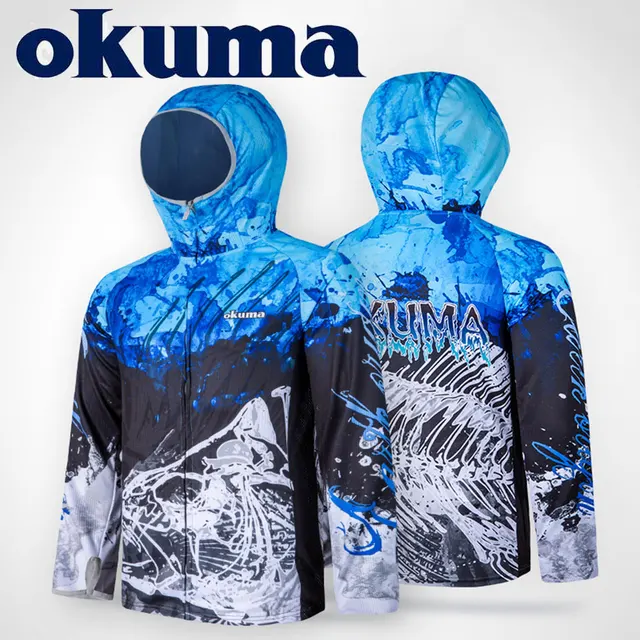 $US $22.95 Okuma Fishing Clothes Summer Quick-drying UV-resistant Fabric Outdoor Fishing Shirt Fishing Jerseys