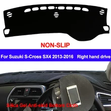 TAIJS приборной панели автомобиля крышка приборной силиконовый нескользящий для Suzuki S-Cross SX4 2013 солнцезащитный экран для автомобиля Приборная панель для коврового покрытия