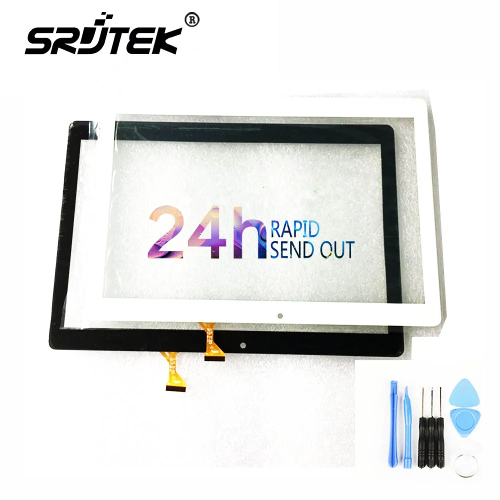 SRJTEK новый 10,1 ''планшет емкостный сенсорный экран для BQ-1057L страсть BQ 1057L панели датчик кодирующего преобразователя Замена