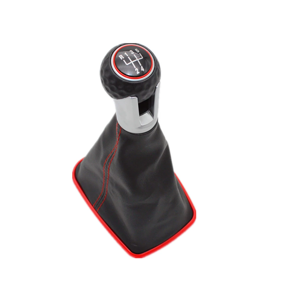 

For VW Golf 4 1998 1999 2000 2001 2002 2003 2004 2005 2006 Jetta MK4 Varaint Bora Car-Styling 5 Speed Gear Shift Knob 12mm Hole
