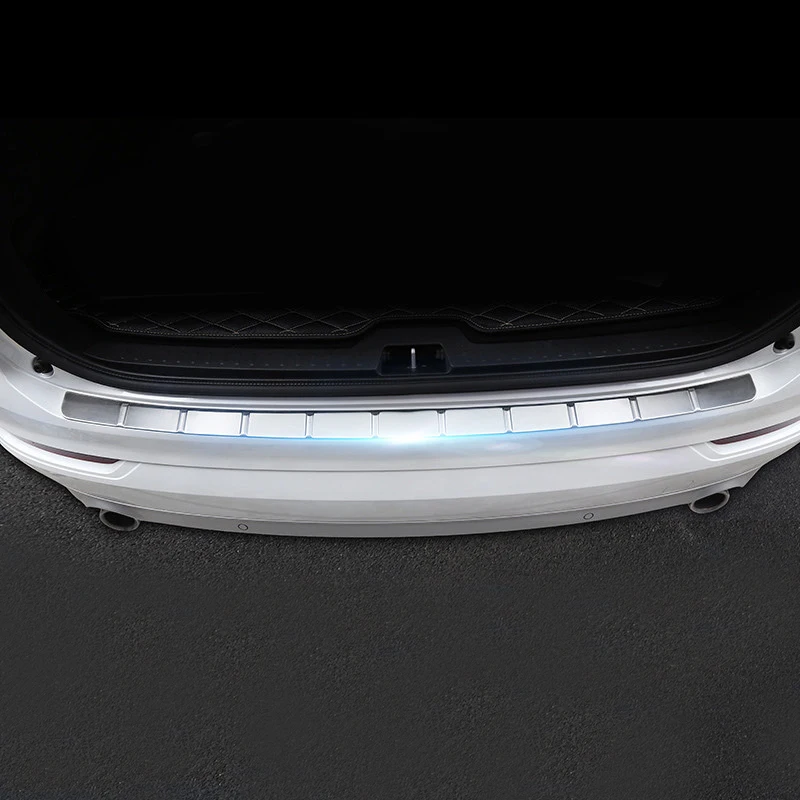 Stainless Steel Exterior Rear Trunk Boot Bumper Guard Plate Cover