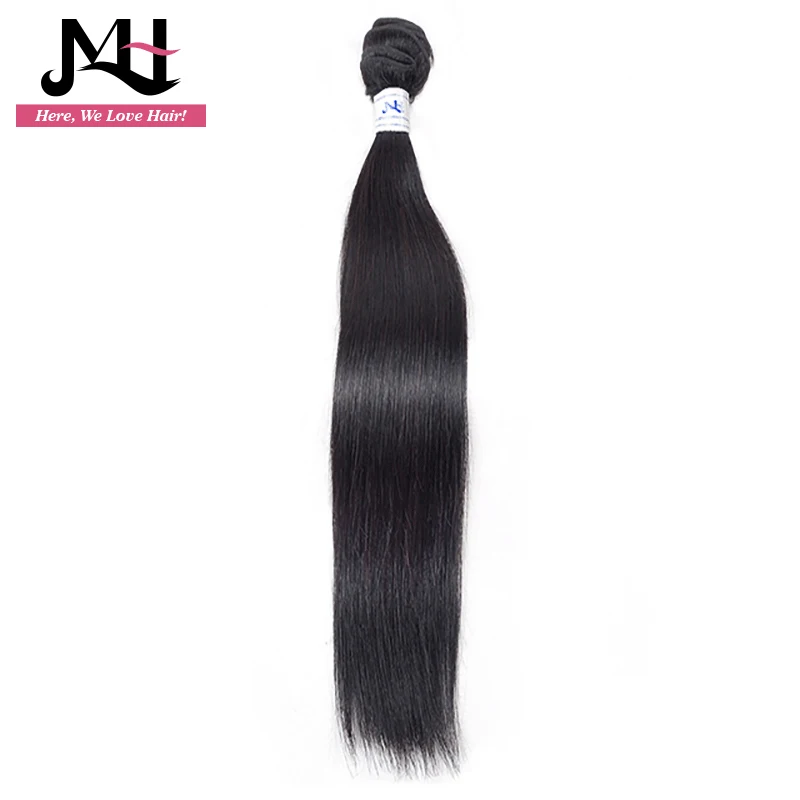 

JVH Malaysian Straight Hair Weave bundles Natural Color 100% Remy Human Hair Machine Double Hair Weft 8"- 28" Inch