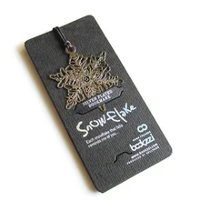 5 шт Металлические снежинки дизайн закладки серебряный цвет висячие украшения кулон Снежинка Рождественский подарок канцелярские металлические закладки