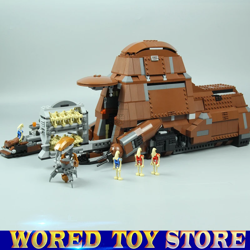 

New Lepin 05069 Star Set War Series The Federation Transportation Tank Set MTT Children Building Blocks Bricks legoed Toys 7662