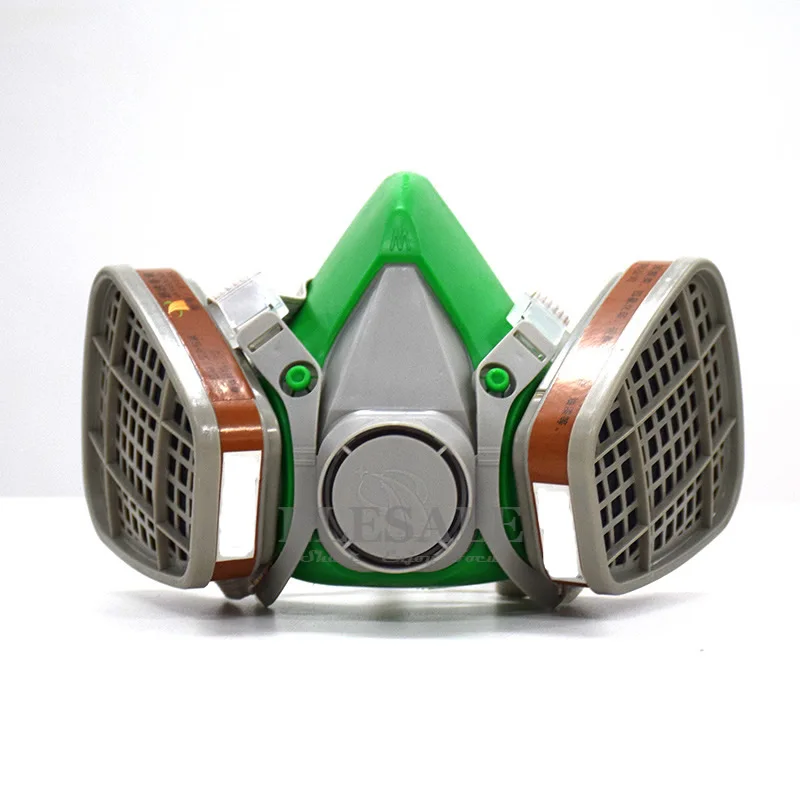 Buy New 7 In 1 Half Face Gas Mask Dust Proof Chemical