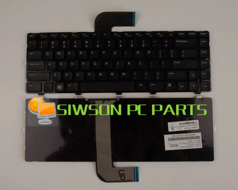 Новая клавиатура US Version для ноутбука Dell Vostro 1450 3450 1440 1540 1550 3350 3550 2520 2420 без подсветки