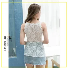 Женские Модальные пикантные майки с v-образным вырезом, кружевное нижнее белье для девочек, удобные жилеты для фитнеса, черно-белые рубашки без рукавов