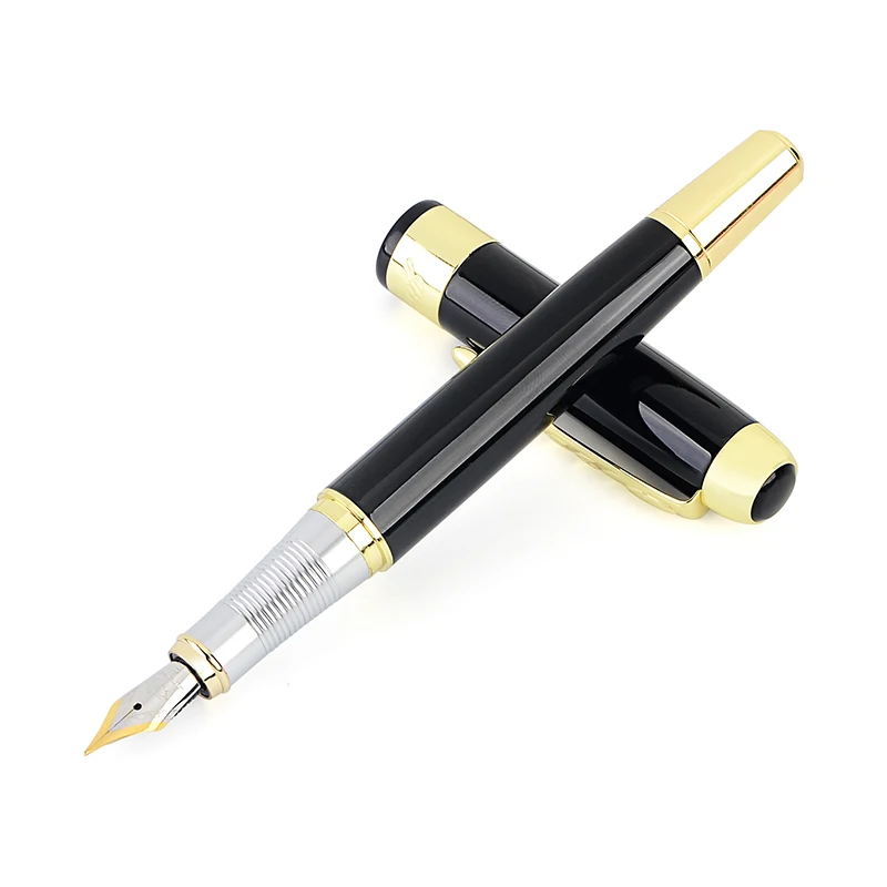 Full Metal Colorful Lines Body Iraurita Fountain Pen Ink Writing Pens EF Nib 