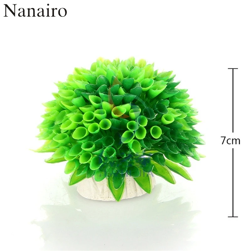 

2016 Fish Tank Aquarium Decor Green Artificial Plastic Underwater Grass Plants Coral aquarium accessories Decoration for aquariu