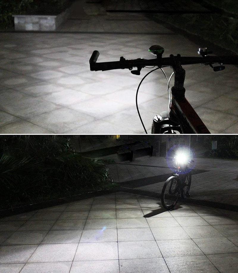 Clearance Bicycle Light USB Charging Bike Light Horn 250lm Bicycle Light Headlight Cycling Multifunction Ultra Bright 120 db Horn Bike #3 7