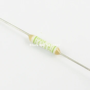 

100 Pcs Per Lot ELCUT UMI Microtemp Thermal Fuse Axial Type 127 TF Cutoff 187 Degree 2A 250V