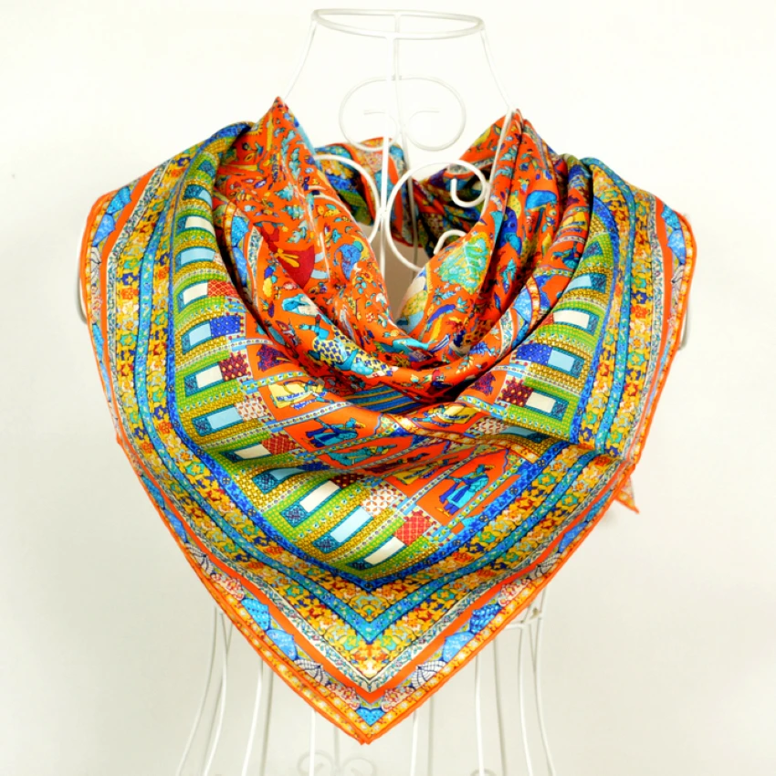 Online Get Cheap Orange Silk Scarf Alibaba Group