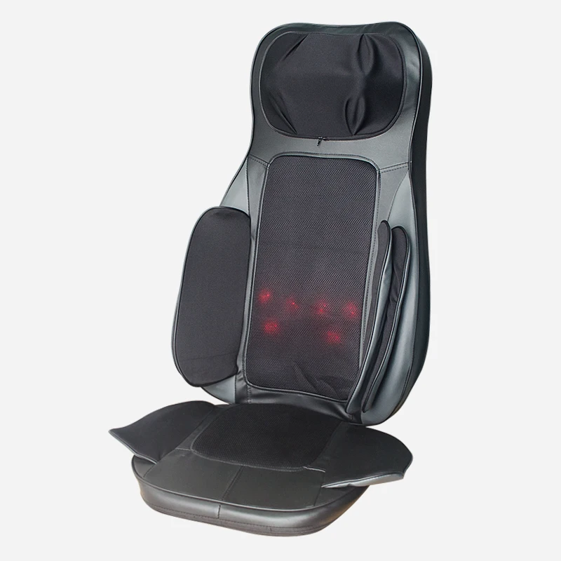 Электрическая 3D подушка безопасности, Массажная подушка для шеи, массажер для спины, портативное массажное кресло с гарантией 1 год
